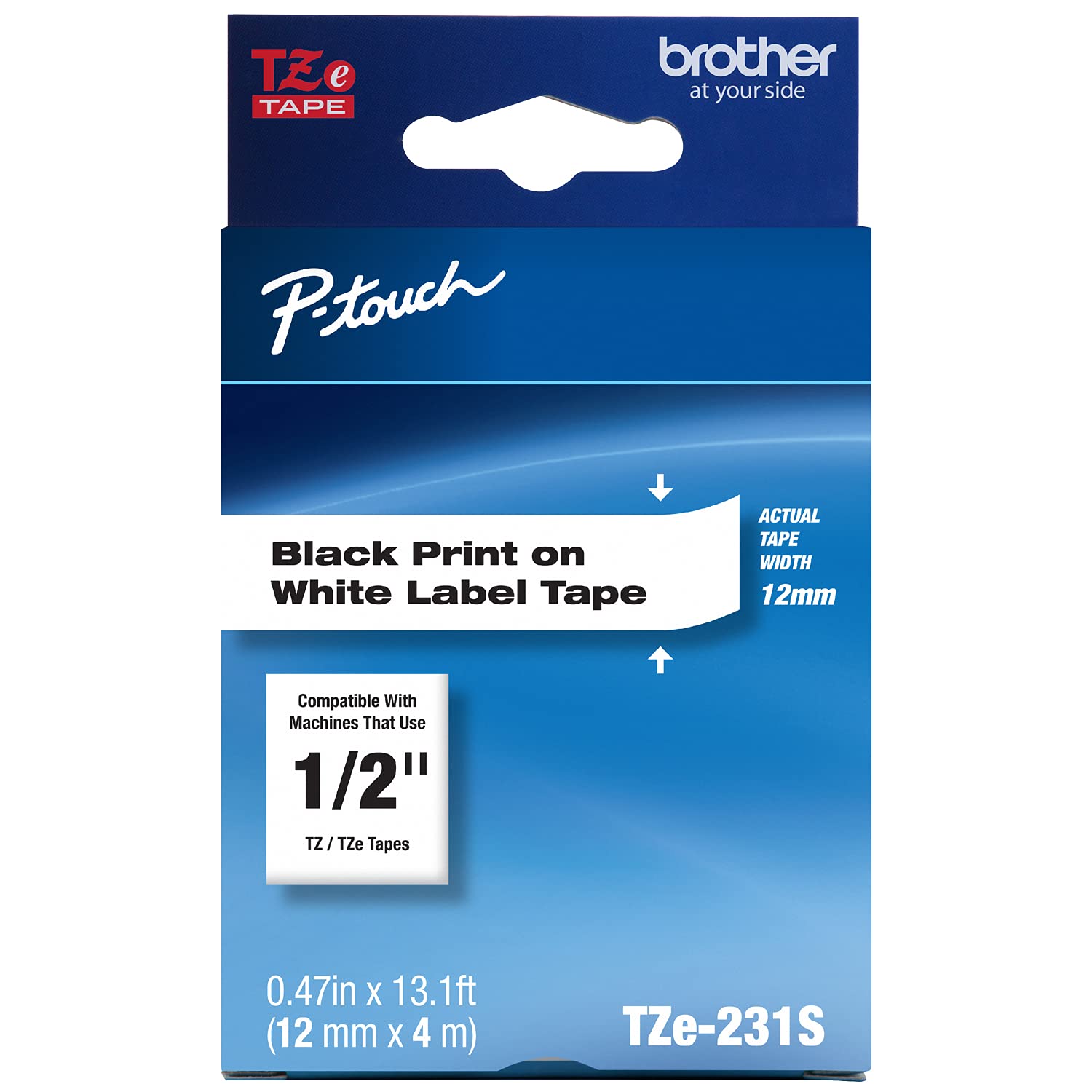 Amazon.com: Brother Genuine P-Touch TZe-231S Economy Label Tape